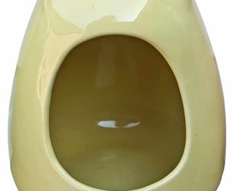 Casas de cerámica para mascotas para baños de arena, comederos y escondites.