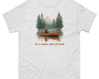 In A Maine State Of Mind - Fisherman T-Shirt (adult and youth sizes)