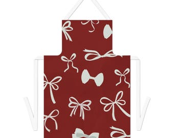 Personalized Embroidered Cotton Cooking Apron: Custom Chef Gift