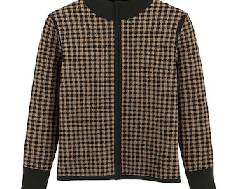 Pendleton Houndstooth Zip Up Jacket – Size Large