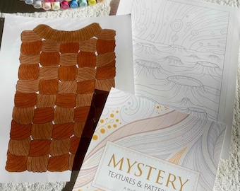 Erwachsene ASMR Achtsamkeit Malbuch Mandala Muster Stress Relief Angst beruhigende Malseiten Gemütlich Printable Instant Download