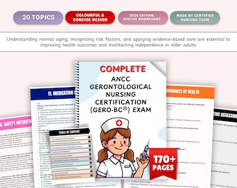 ANCC Gerontological Nursing Certification Exam Prep: 600 Practice Questions (2026 Edition)