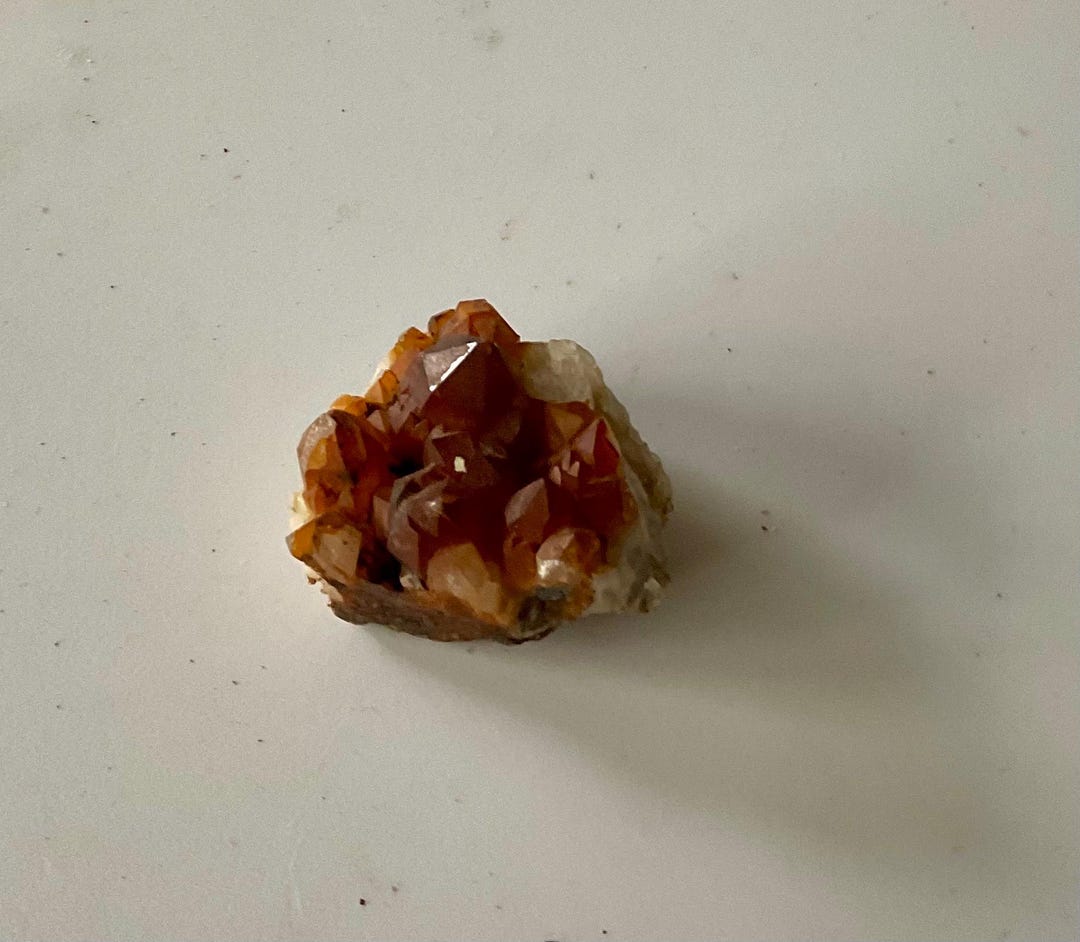 Iron-stained Quartz Cluster | Diamond Hill Mine | Raw Quartz With ...