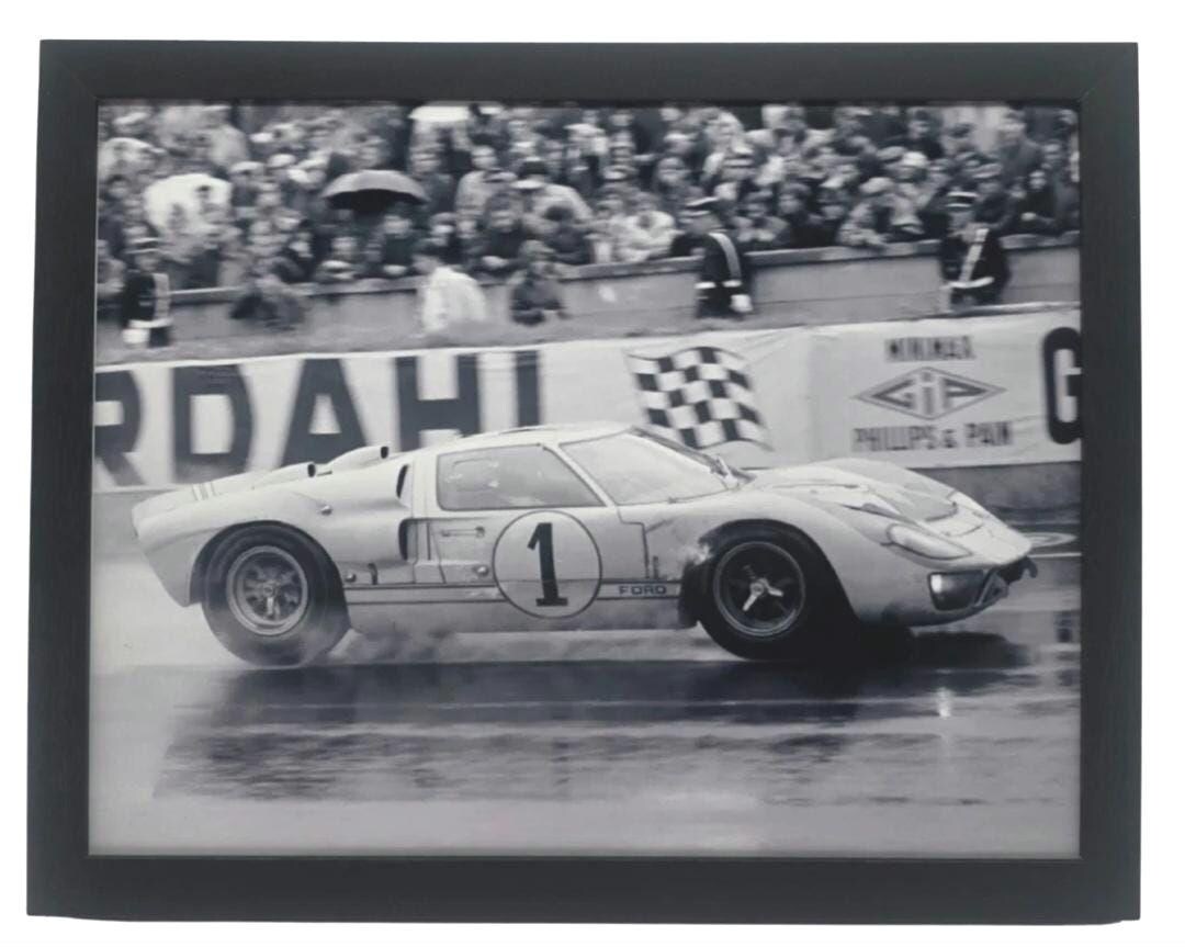 Framed Ford GT40 MK2 - Ken Miles Denny Hulme Shelby '66 Le Mans - 8 ...