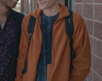 Iconic Brown Leather Cosplay Jacket - Handmade Unisex Fandom Tribute Outerwear - Custom Size Options