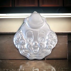 Vintage Wilton Clown Face Cake Baking Pan 1989