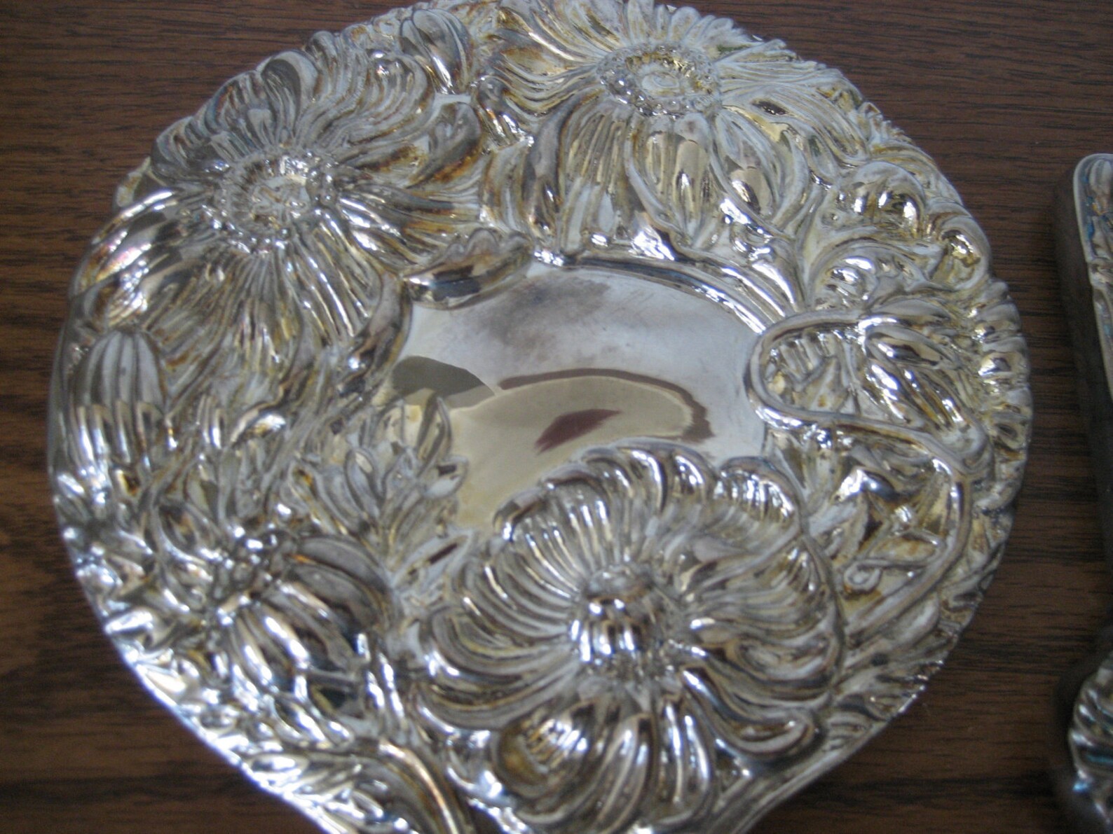 Vintage Silver Plate Vanity Set Dresser Set 3 Piece Set Etsy