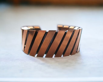 Vintage Midcentury Renoir Modernist Copper Cuff Bracelet