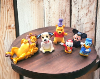 Disney Characters Cake Toppers and Bath Time Toys