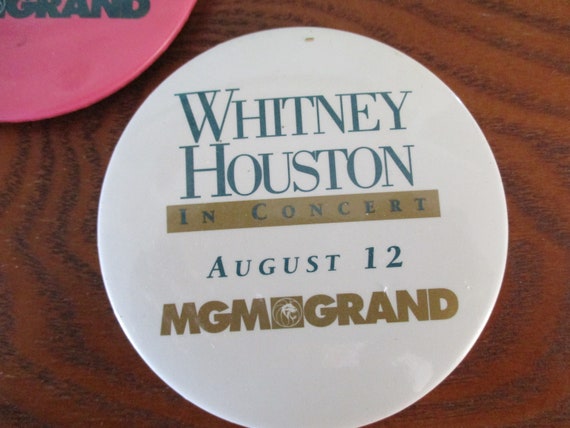 Vintage Set of Five MGM Grand Concert Pinback But… - image 7