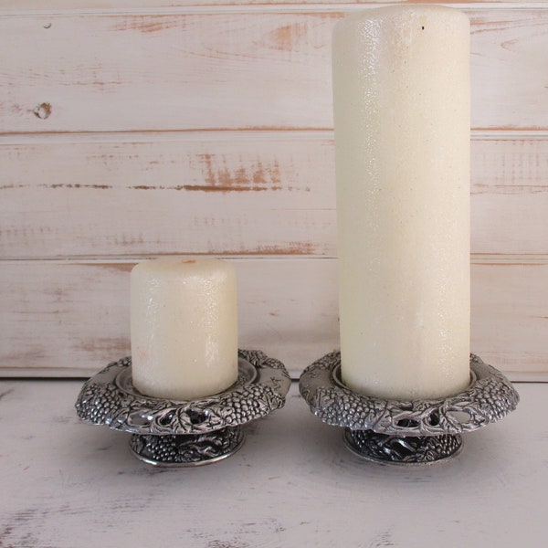 Pillar Candle Holder Etsy