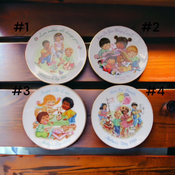 Avon Mother's Day Plates 1991, 1992, 1993, 1994, Price is for ONE plate