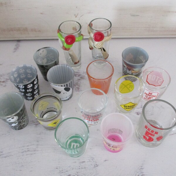 Antique Shot Glasses Etsy