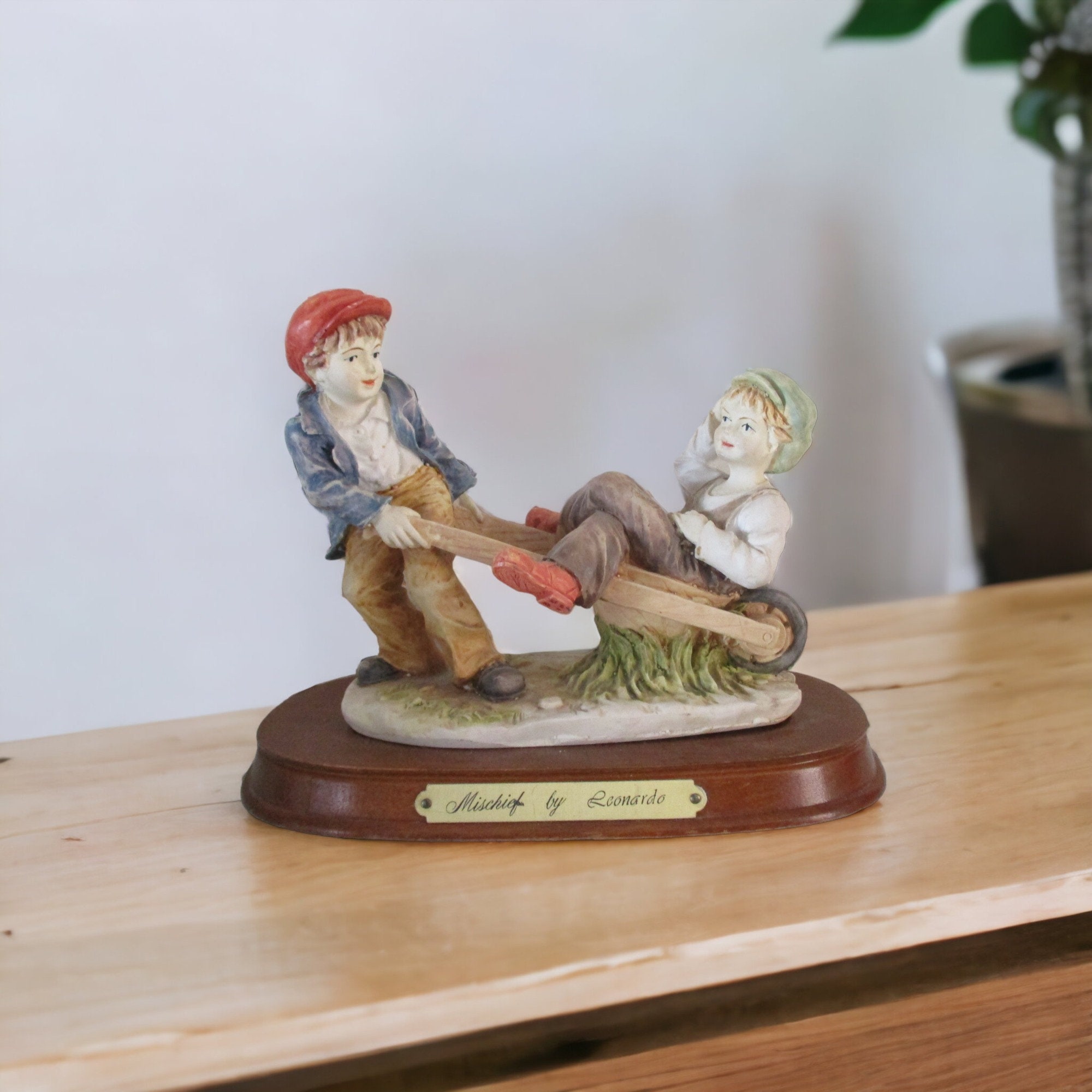 Vintage Mischief by Leonardo Figurine, Boys Will Be Boys