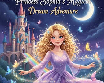 Personalized Princess Story Book, Kids eBook, Fairy Tale Adventure (Digital Download)