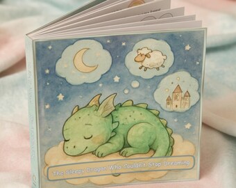 Sleepy Dragon Bedtime Story Book | Kids Ages 3-7 (Digital Download)