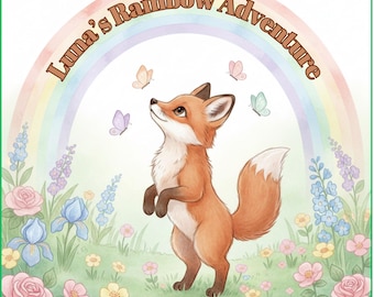 Luna’s Rainbow Adventure | Printable Kids Story Book | Bedtime Story for Ages 3–7 | Digital Download Gift