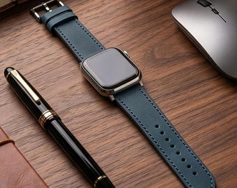 Leren Apple Watch-band | 38 40 41 mm | 42 44 45 46 49 mm | Ultra, SE 1 2 3 | Leren Apple Watch-band