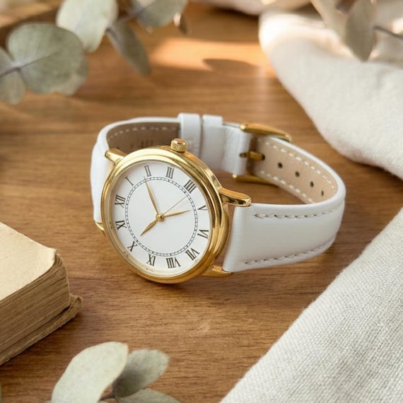 Classic Watch Band | Leather Strap | 14 16 18 19 20 21 22 23mm Lug Width | Quick Release Pin Watch Band | Women Slim Leather Watch Band