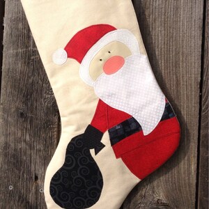 Calza di Natale personalizzata / Calza di Natale di SANTA / Calza di Natale grande per bambini