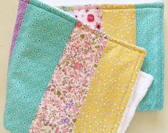 Calico Floral Dish Drying Mat: Vintage-Inspired Cotton Dishmat