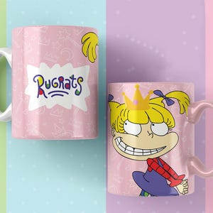 52 Classic Cartoon Designs for Mugs | High Quality JPG Files 300 DPI | Fun Designs for Sublimation and Mugs image 3