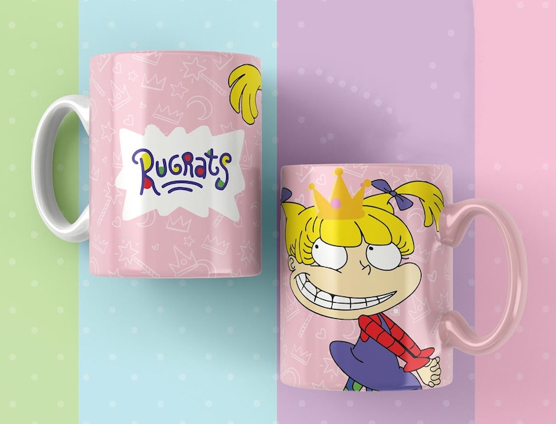 52 Classic Cartoon Designs for Mugs | High Quality JPG Files 300 DPI | Fun Designs for Sublimation and Mugs image 3