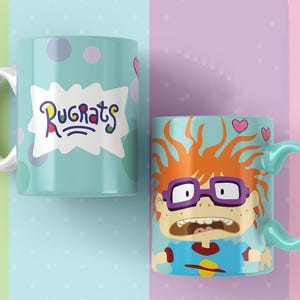 52 Classic Cartoon Designs for Mugs | High Quality JPG Files 300 DPI | Fun Designs for Sublimation and Mugs image 10