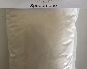 Polvo de espodumena, suministros de cerámica y alfarería, 1/2 lb, 1 lb