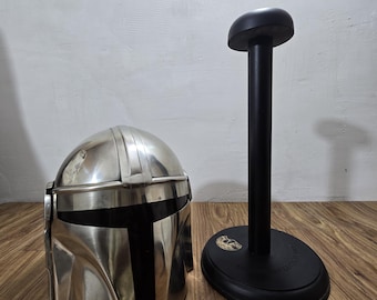 Handcrafted Steel Bounty Hunter Helmet - Sci-Fi Cosplay Armor