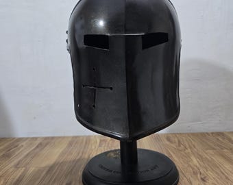 Medieval Steel Crusader Helmet | Wearable Knight Helm