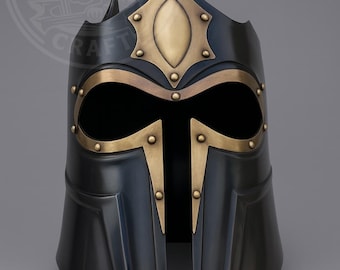 Fantasy Medieval Eleven Helmet SCA LARP Battle Ready Warrior Helmet For Cosplay