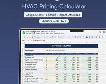 Job Pricing Calculator | Stop Guessing Service Quotes | HVAC Contractor Tool