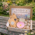 Bee Watering Station Gift Box for Garden | Birthday Gift, Gift for Mom & Girlfriend | Seed Bombs for Bees and Butterflies