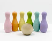 Table Top Bowling Set - Pastel