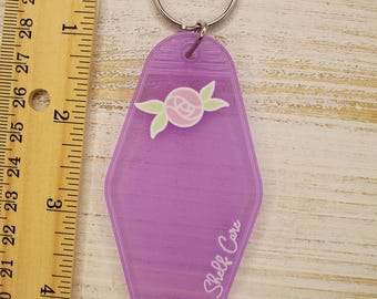 Chaveiro Motel Rosa Roxo