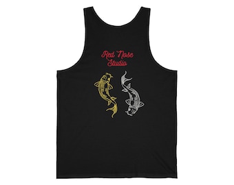 Relaxed Unisex Jersey Tank - Perfect for Summer Days, Fitness, Casual Outings, Vacations, and Festivals, Featuring 'Real Nice Santa' Design