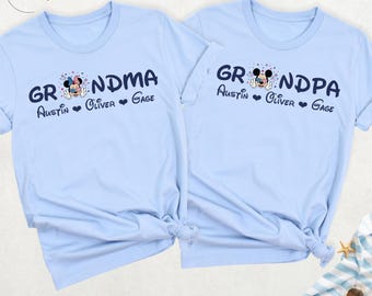 Disney 4th of July Shirt Grandma Kids Name, 250th Anniversary, Grandpa Disney Shirt, America 250 Shirt, 250 Years of Freedom, Nana 250 Shirt