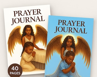 Prayer Journal Bundle For Kids | Christian Devotional, Gratitude Prompts (Digital Download)