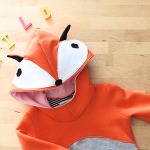 Fox hoodie. Fox sweatshirt. Fox costume. Fox sweater. Fox costume. Halloween costume. Carnival costume image 5