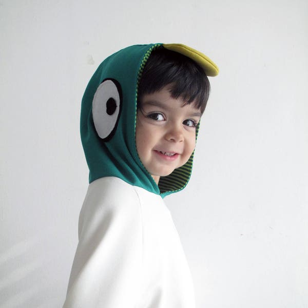 Duck's hoodie from Sarah and Duck. Duck hoodie. Halloween costume. Carnival costume. Everyday wear kids.