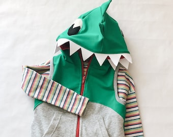 Dinosaur kids hoodie. Dinosaur kids costume. Dinosaur kids jacket. Halloween costume. Dinosaur. Carnival costume