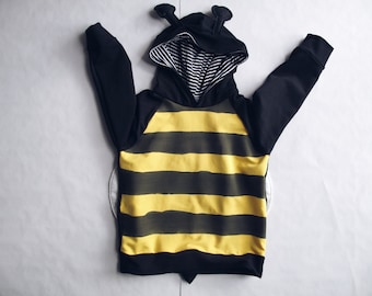 Bee hoodie. Bee costume. Halloween costume. Carnival costume. Save bees