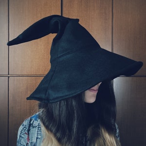Witch hat. Wizard hat. Halloween hat. Magician hat. Wizarding hat. Kids' sizes. Adult sizes. image 3