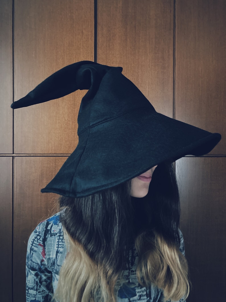 Witch hat. Wizard hat. Halloween hat. Magician hat. Wizarding hat. Kids' sizes. Adult sizes. image 3