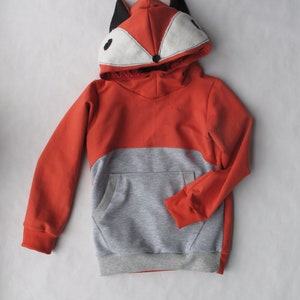 Fox hoodie. Fox sweatshirt. Fox costume. Fox sweater. Fox costume. Halloween costume. Carnival costume image 2