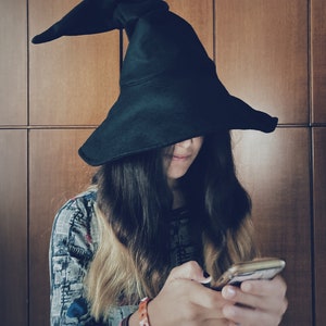 Witch hat. Wizard hat. Halloween hat. Magician hat. Wizarding hat. Kids' sizes. Adult sizes. image 7