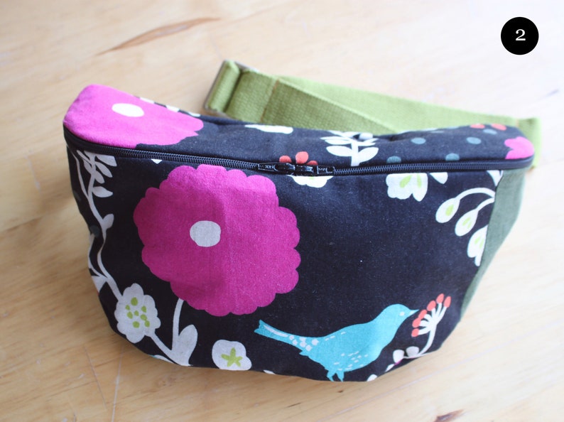 Canvas fanny pack. Adjustable. Ready to ship. Made in Italy 2