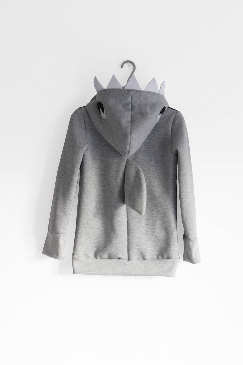 Shark Hoodie. Tweens Size Shark Hoodie. Shark Costume. Etsy