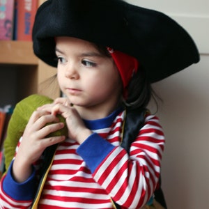 Pirate hat, boy pirate hat, baby pirate hat, carnival costume, pirate costumes, birthday costume, photo prop pirate, kids pirate, Halloween image 4